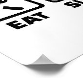 食べ眠 ポスター (角)