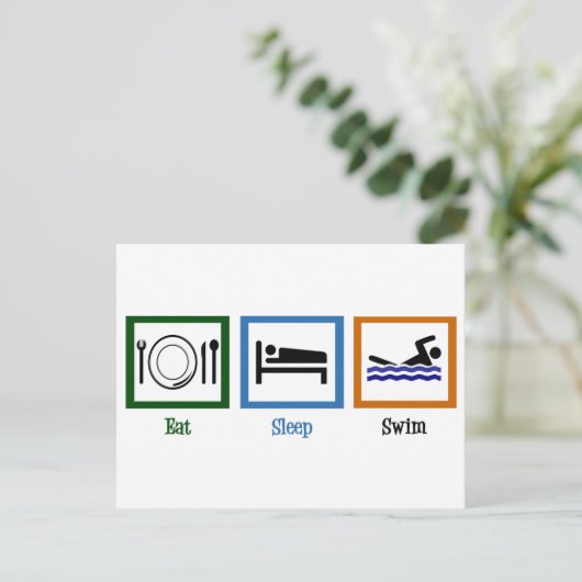 食べ眠 ポストカード (スタンド正面)