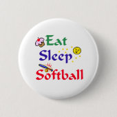 食べ眠 缶バッジ (正面)