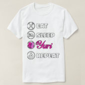 食べ眠 Tシャツ (デザイン正面)