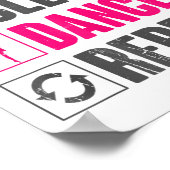 食べ睡眠ダンスリピートヴィンテージ踊りギフトダンス ポスター (角)