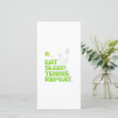 食べ睡眠テニス中継スポーツギフト サンキューカード (スタンド正面)