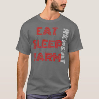 食べ睡眠ファームレピア Tシャツ