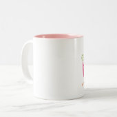 食べ睡眠中 ツートーンマグカップ (正面左)