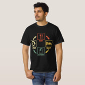 食べ睡眠体操 Tシャツ (正面フル)