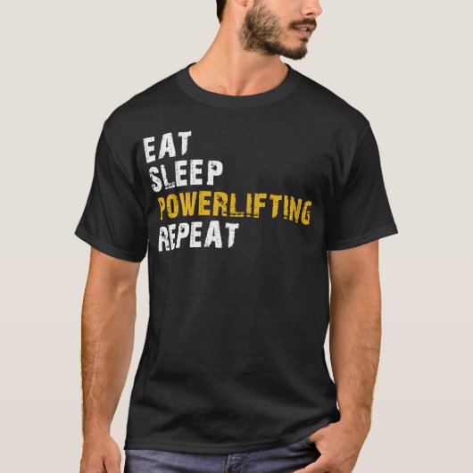 食べ睡眠力上昇 Tシャツ (正面)