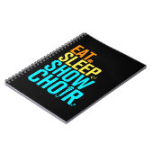 食べ睡眠合唱団 ノートブック (左側)