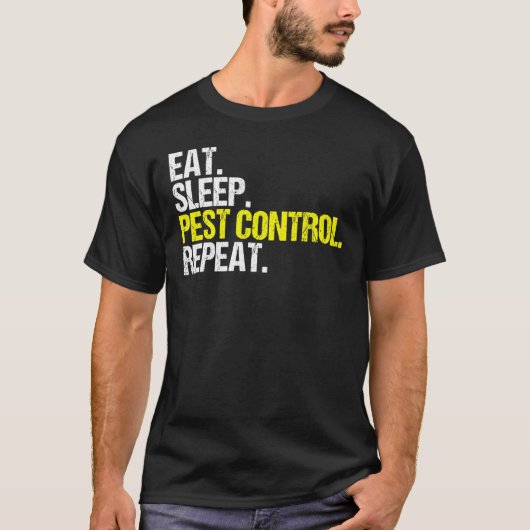 食べ睡眠害虫駆除剤 Tシャツ (正面)