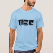 食べ睡眠岩 Tシャツ (正面)