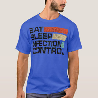 食べ睡眠感染抑制 Tシャツ