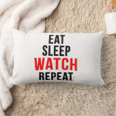 食べ睡眠時計 ランバークッション (ブランケット)