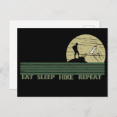 食べ睡眠時間 ポストカード (正面/裏面)