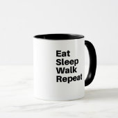 食べ睡眠歩行 マグカップ (正面右)