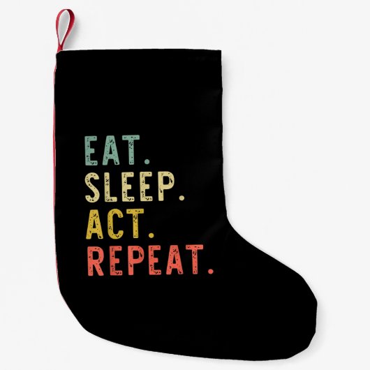食べ睡眠法 スモールクリスマスストッキング (正面)