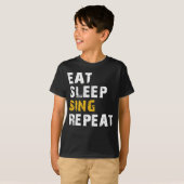 食べ睡眠繰り Tシャツ (正面フル)