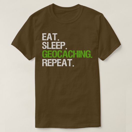 食べ睡眠脱痛リピート Tシャツ (デザイン正面)