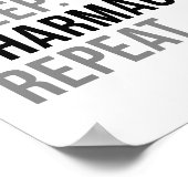 食べ睡眠薬局 ポスター (角)