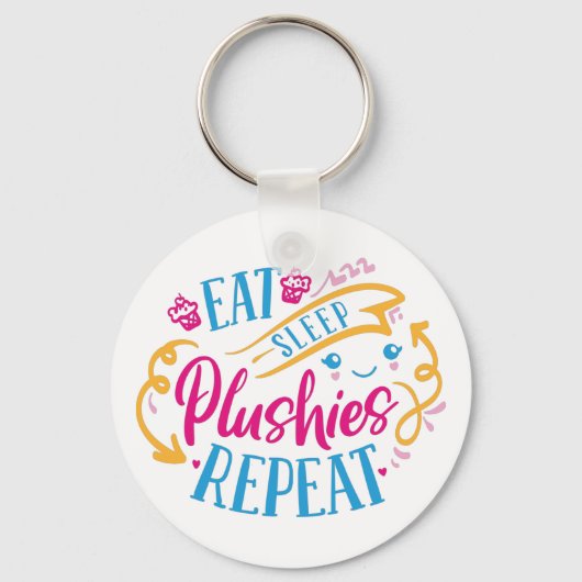 食べ睡眠薬 |可愛おもしろいカラフルい キーホルダー (正面)