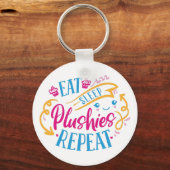食べ睡眠薬 |可愛おもしろいカラフルい キーホルダー (裏面)