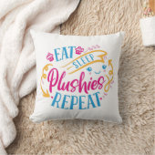 食べ睡眠薬 |可愛おもしろいカラフルい クッション (ブランケット)