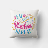 食べ睡眠薬 |可愛おもしろいカラフルい クッション (裏面)