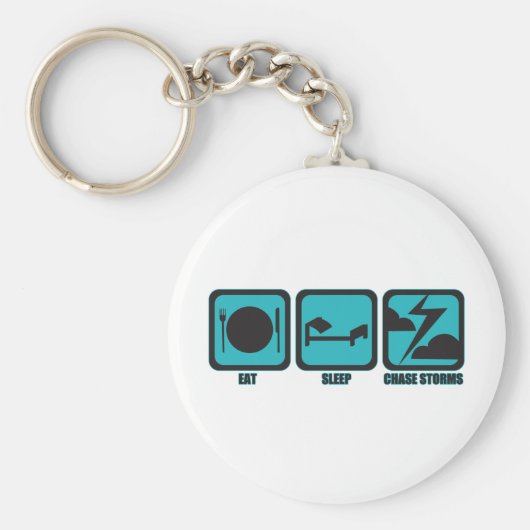 食べ睡眠追跡ストーム キーホルダー (正面)