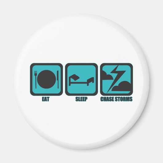 食べ睡眠追跡ストーム マグネット (正面)