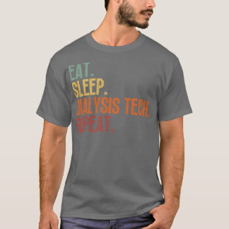 食べ睡眠透析テックリピート6 Tシャツ
