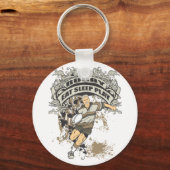 食べ睡眠遊ラグビー キーホルダー (正面)