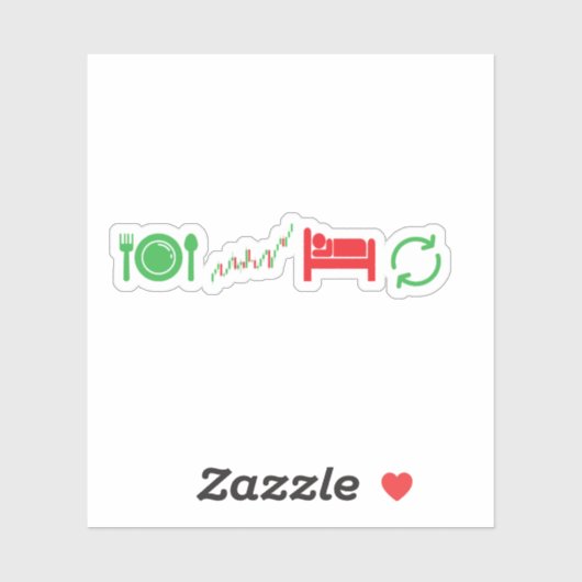 食べ睡眠 シール (シート)