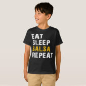 食べ睡眠 Tシャツ (正面フル)