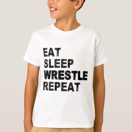 食べ睡眠 Tシャツ (正面)