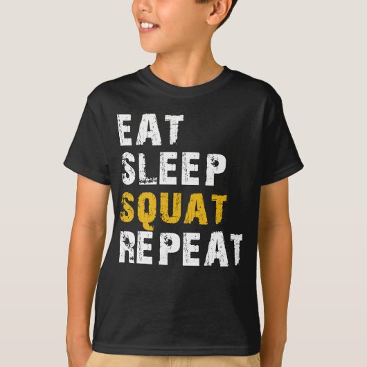 食べ睡眠 Tシャツ (正面)
