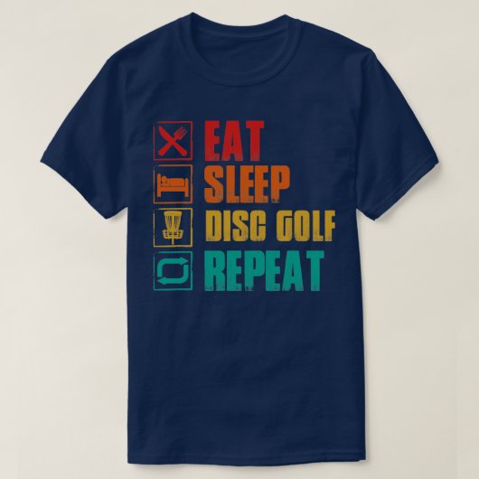 食べ睡眠 Tシャツ (デザイン正面)