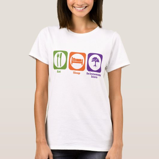 食べ睡眠 Tシャツ (正面)