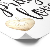 食べ祈ラヴ感動的タイポグラフィ引用文 ポスター (角)