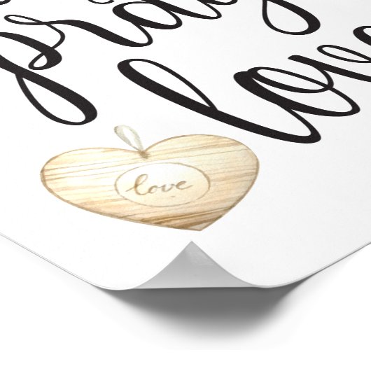 食べ祈ラヴ感動的タイポグラフィ引用文 ポスター (角)