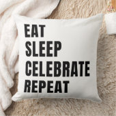 食べ祝反復 クッション (ブランケット)