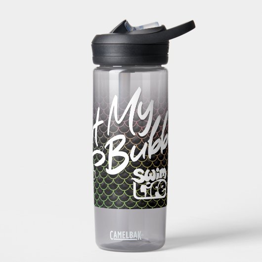 「食べ私の泡」は人生を泳ぐCamelBak Eddy® ウォーターボトル (左面)