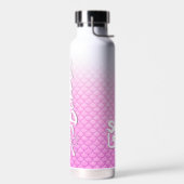 「食べ私の泡」ピンクのはかりで測スイム・ライフ ウォーターボトル (左面)