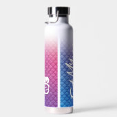 「食べ私の泡」ピンク/紫/青はかりで測泳ぐ ウォーターボトル (右面)