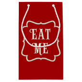 「食べ私」お茶ビクトリアンパーティークラシック赤 スモールペーパーバッグ (裏面)