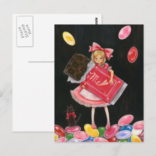 食べ私！ ポストカード (正面/裏面)