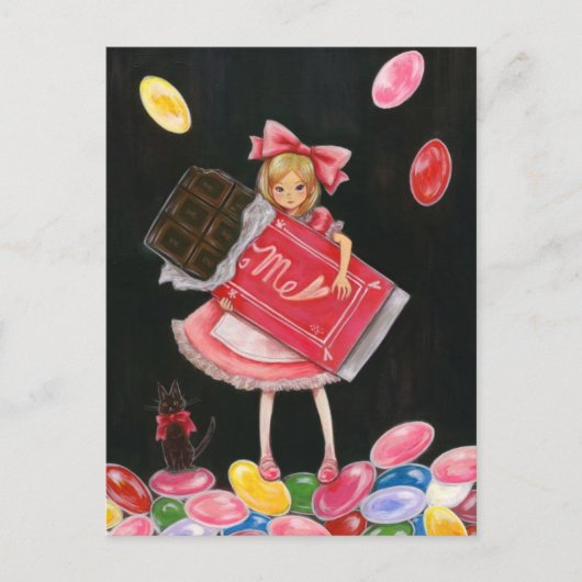 食べ私！ ポストカード (正面)