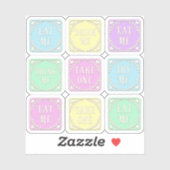 「食べ私」「飲む」ワンダーランド茶パーティーお洒落 シール (シート)