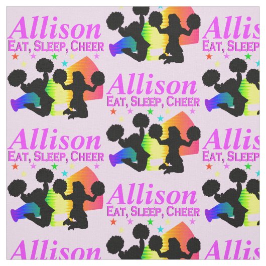 食べ素晴らし眠り応援パーソナライズされた布 ファブリック (見本)