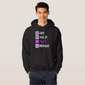 食べ素晴らし遊Repeat Videogamesゲームコンソ パーカ (正面フル)