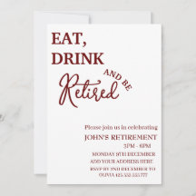 食べ素朴飲んで退職す退職したるおもしろい