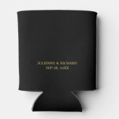 食べ結婚した飲み金ゴールドスタイリッシュ結婚の 缶クーラー (裏面)