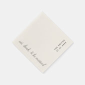 食べ結婚した飲み&ビーのカクテル結婚ナプキン スタンダードカクテルナプキン (角)